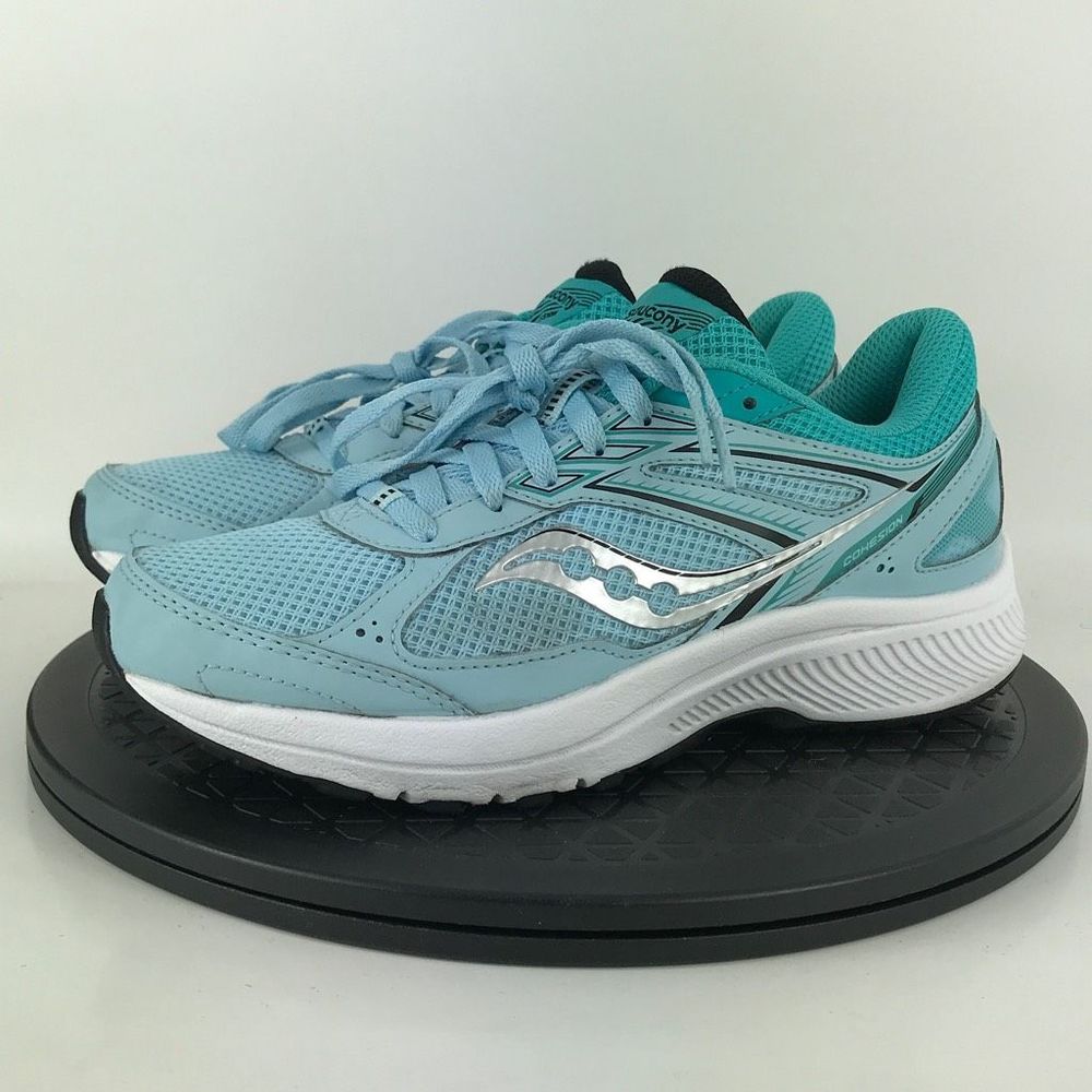 Saucony Cohesion 10 Blue Athletic Running Shoes S10628-9 Women's Size 7